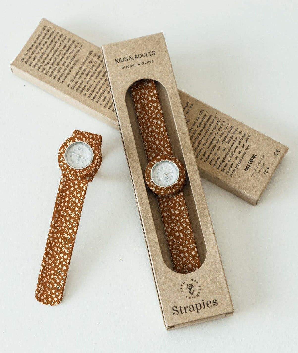 Montre Silicone Strapie Flower - Mrs.Ertha – LES PETITS LES GRANDS